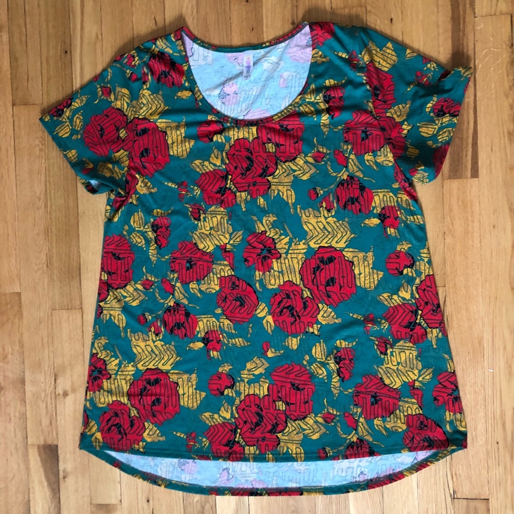 LuLaRoe Classic T//Size 2XL//Floral Print